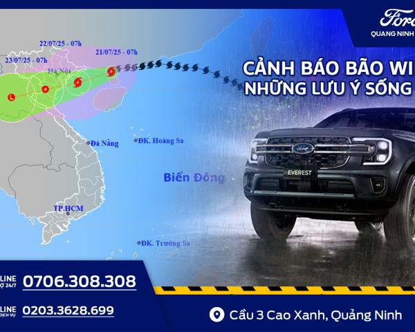 Cảnh báo bão số 3 – Wipha: Lưu ý quan trọng khi sử dụng xe ô tô trong điều kiện mưa bão tại Quảng Ninh