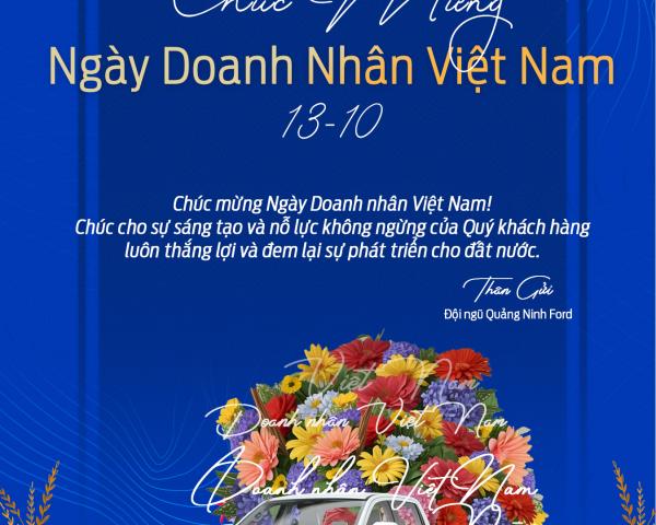 CHÚC MỪNG NGÀY DOANH NHÂN VIỆT NAM 13/10