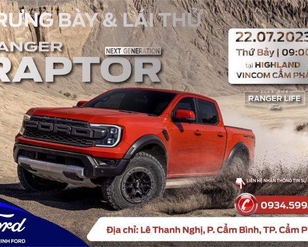Chương trình ra mắt Raptor của Quảng Ninh Ford tại Vincom Cẩm Phả