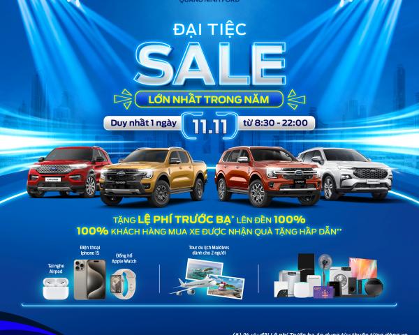 ĐẠI TIỆC SALE 11.11 Quảng Ninh Ford