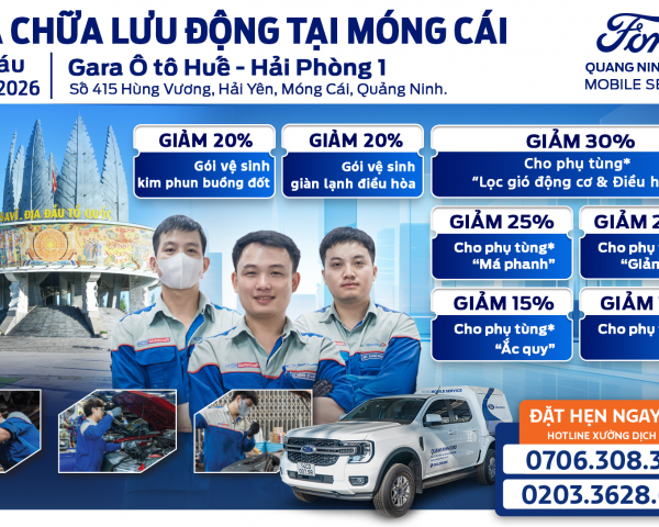 Dịch Vụ Sửa Chữa Lưu Động (Mobile Service) Tại Móng Cái – Quảng Ninh Ford