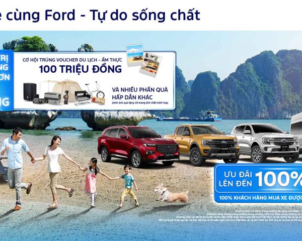 Khuyến mãi mùa hè 2025: Mua xe Ford tại Quảng Ninh - 100% có quà tặng hấp dẫn