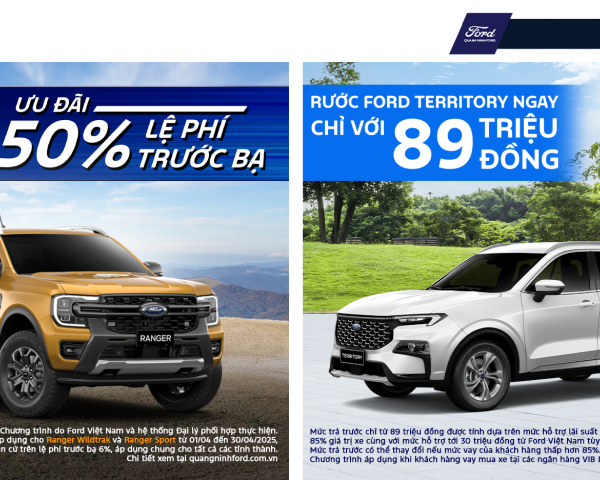 Khuyến Mãi Tháng 4 Tại Quảng Ninh Ford - Đừng Bỏ Lỡ!