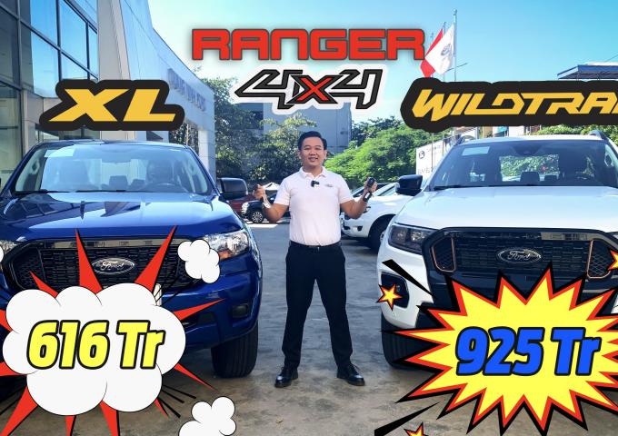 |Nội ngoại thất| So sánh chi tiết Ranger Wildtrak & Ranger XL