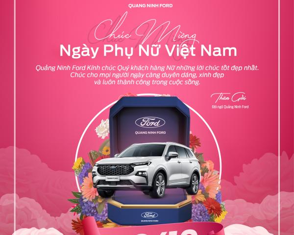 Quảng Ninh Ford chúc mừng ngày 20.10