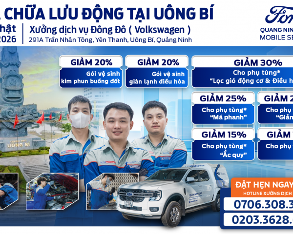 [QUẢNG NINH FORD] CHƯƠNG TRÌNH BẢO DƯỠNG LƯU ĐỘNG TẠI UÔNG BÍ