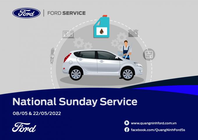 QUẢNG NINH FORD | SUNDAY SERVICE THÁNG 05.2022