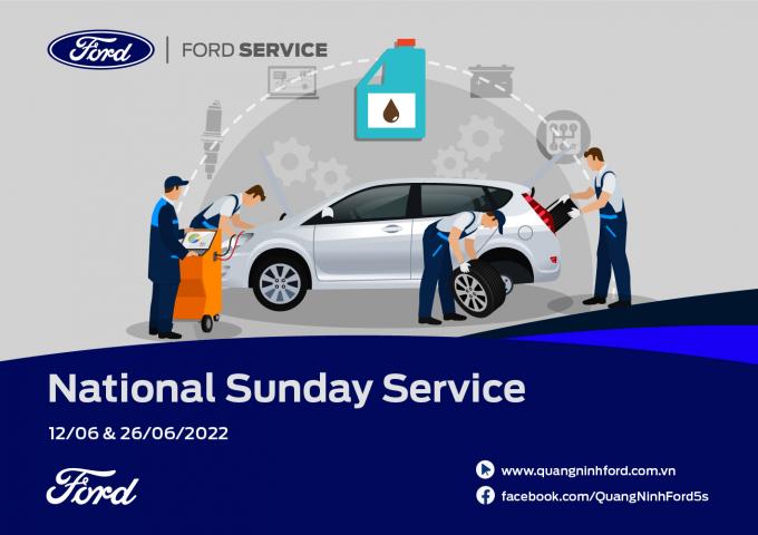 QUẢNG NINH FORD | SUNDAY SERVICE THÁNG 06.2022