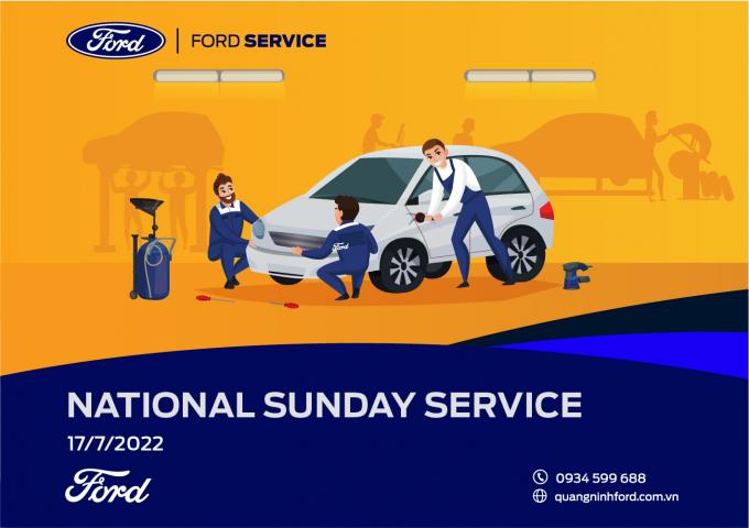 QUẢNG NINH FORD | SUNDAY SERVICE THÁNG 07.2022