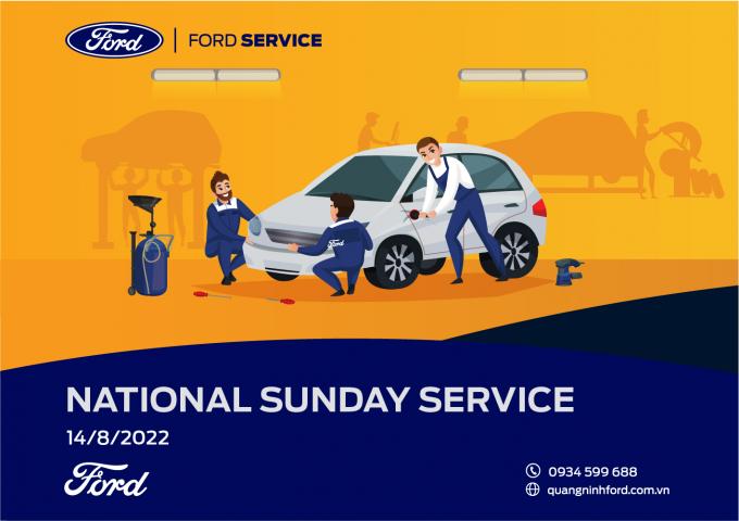 QUẢNG NINH FORD | SUNDAY SERVICE THÁNG 08.2022