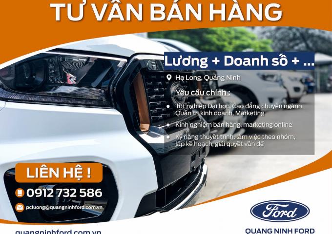 QUẢNG NINH FORD TUYỂN DỤNG CUỐI NĂM 2021