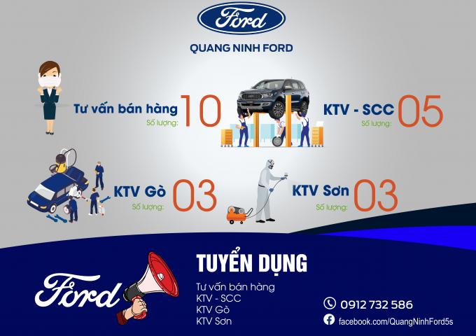 QUẢNG NINH FORD TUYỂN DỤNG THÁNG 9 - 2022