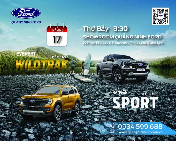 Ra Mắt Ford Ranger Sport và Everest Wildtrak 2023