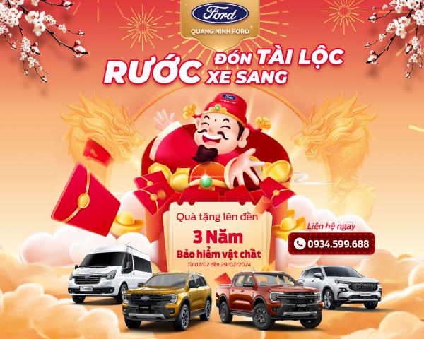 RƯỚC XE FORD – ĐÓN TÀI LỘC 