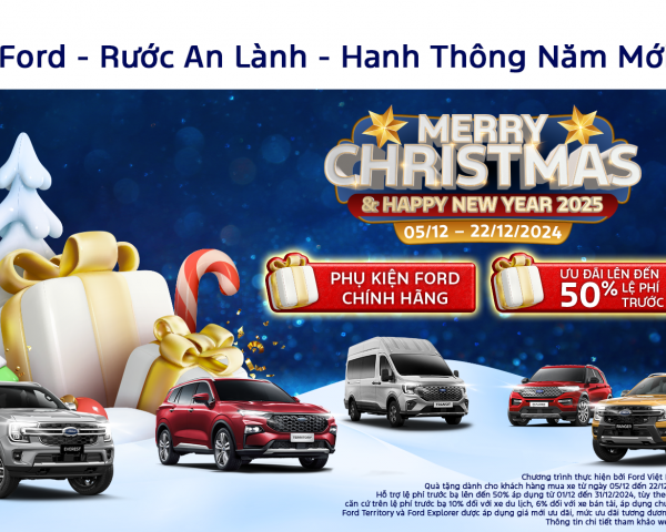 Sở Hữu Xe Ford - Đón Giáng Sinh An Lành!