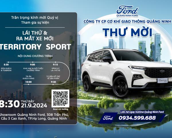 Sự kiện ra mắt & lái thử xe Territory Sport