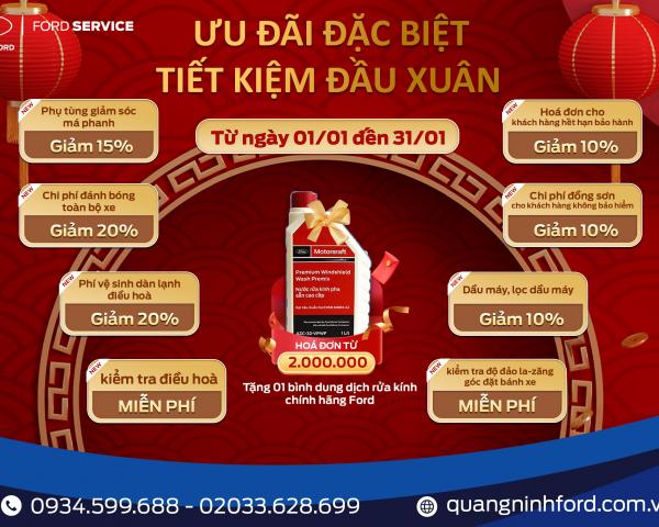 Ưu đãi đặc biệt - Tiết kiệm đầu xuân 2024